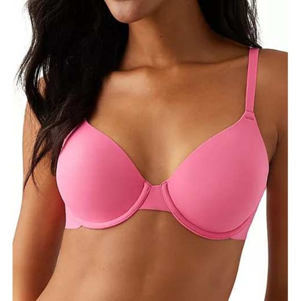 Wacoal Basic Beauty Full Figure Underwire Bra 853339 hot Pink Barbie comfort